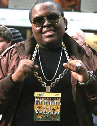 rick ross chain of himself wearing a chain. rick ross chain. best chain